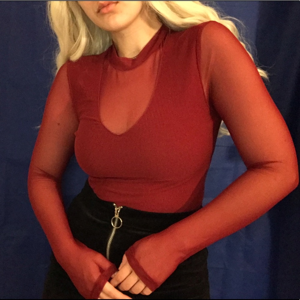 Red bodysuit ❤️